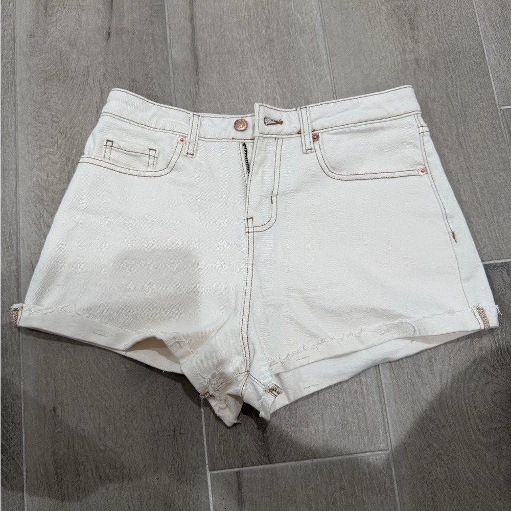 wild fable White Jean Shorts